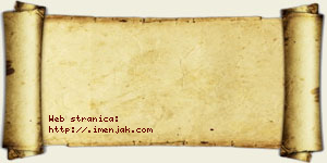 Kristina Srećković vizit kartica